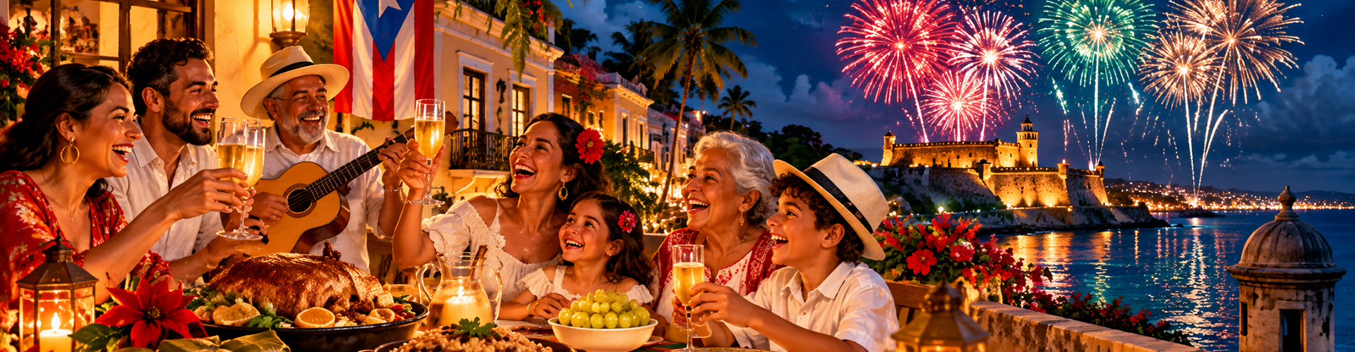 New Years celebration illustration