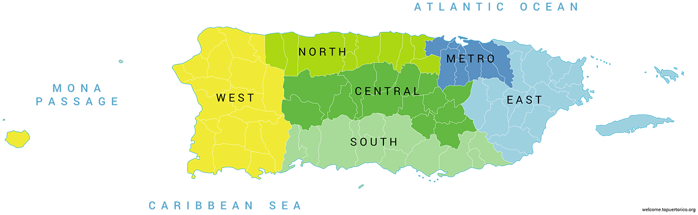 Puerto Rico's Regions and Cities